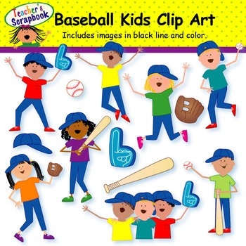 Baseball-Kids-Clip-Art-474556 Teaching Resources ...