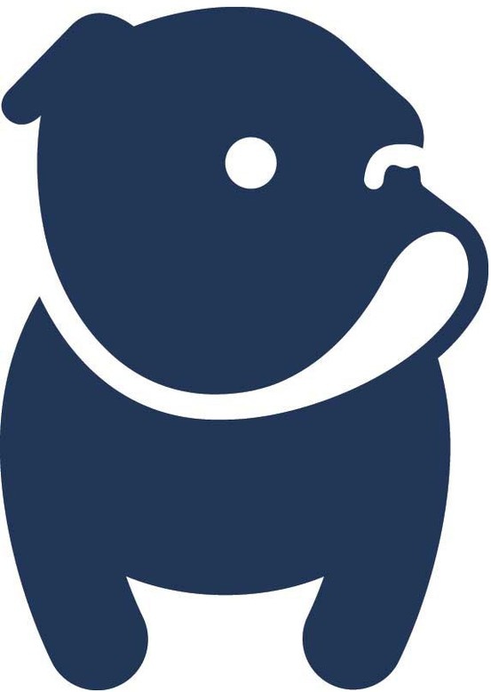 Civvy bulldog logo by Darren Whittington | Logo menagerie | Pinterest
