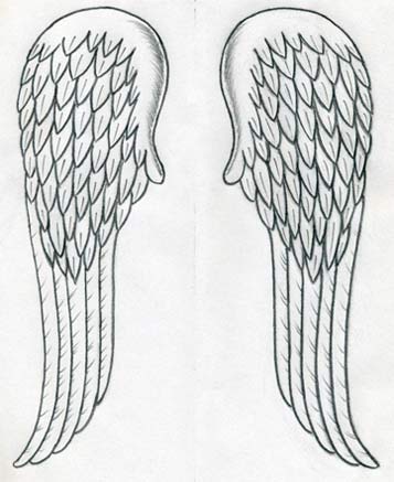 How To Draw Angel Wings Quickly In Few Easy Steps
