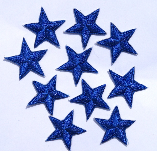 Blue stars - Black Belt PatchesBlack Belt Patches