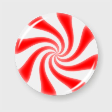 Items similar to Peppermint Candy Small Pin Back Button Badge on Etsy