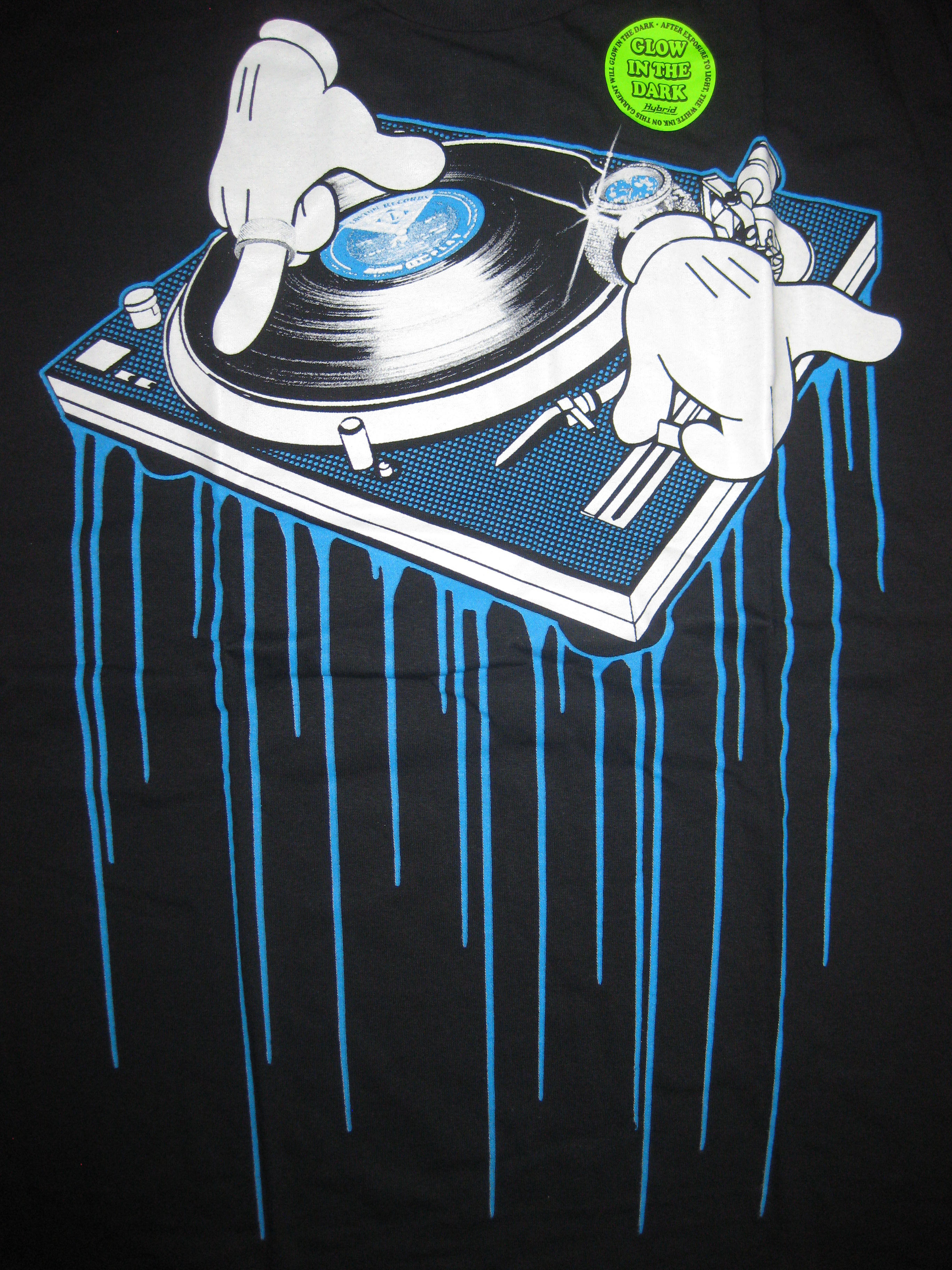 Gildan - Cartoon DJ - Black (Glows in Dark) · StreetWearAddicts ...