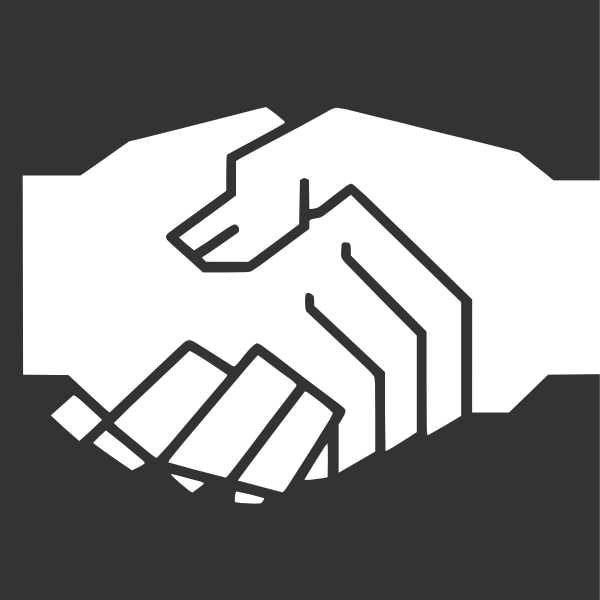 Shaking Hands clip art - vector clip art online, royalty free ...