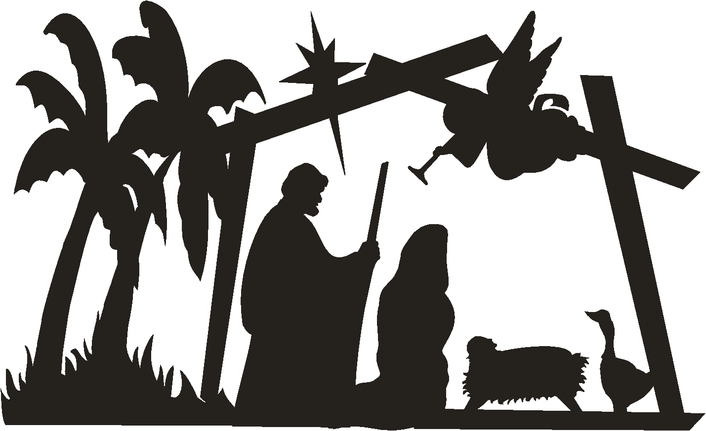 Nativity Silhouette Patterns - ClipArt Best