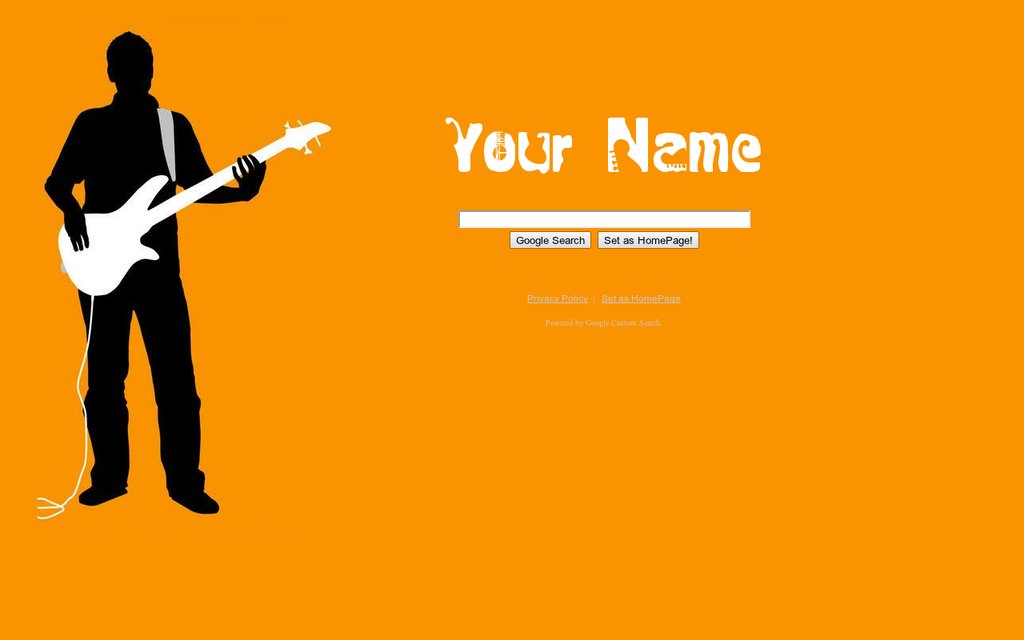 Guitar Guy Google Theme