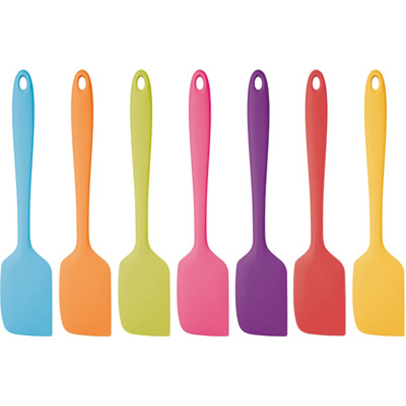 Silicone spatula, flexible in various colours | Bakestore.