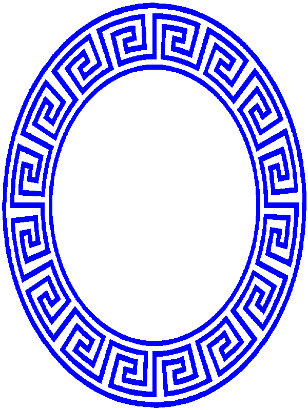 Greek keys - circular
