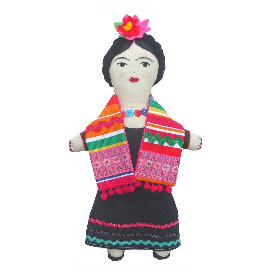 mexican doll sewing kit by sewgirl | notonthehighstreet.com