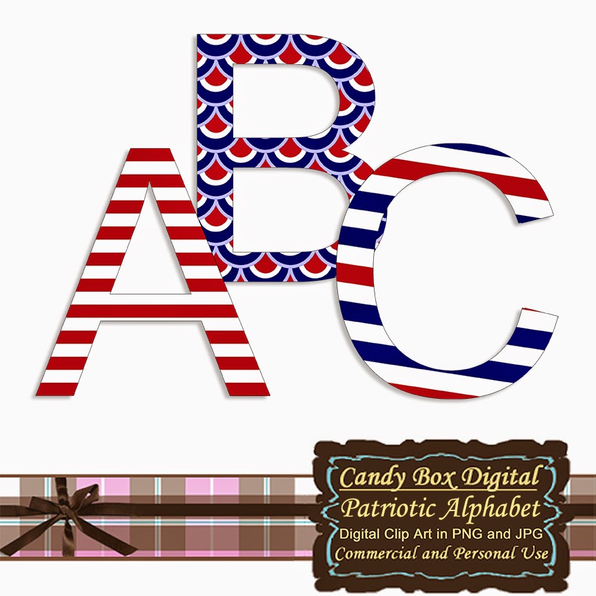 What's in the Candy Box: Patriotic America Alphabet