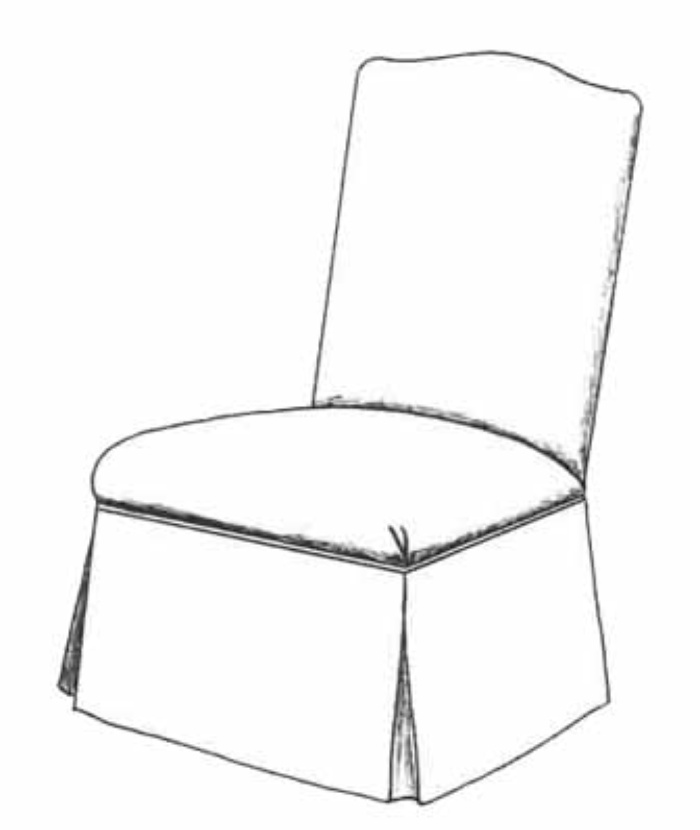 HF-205 - Camel Back Side Chair | Hallman Furniture