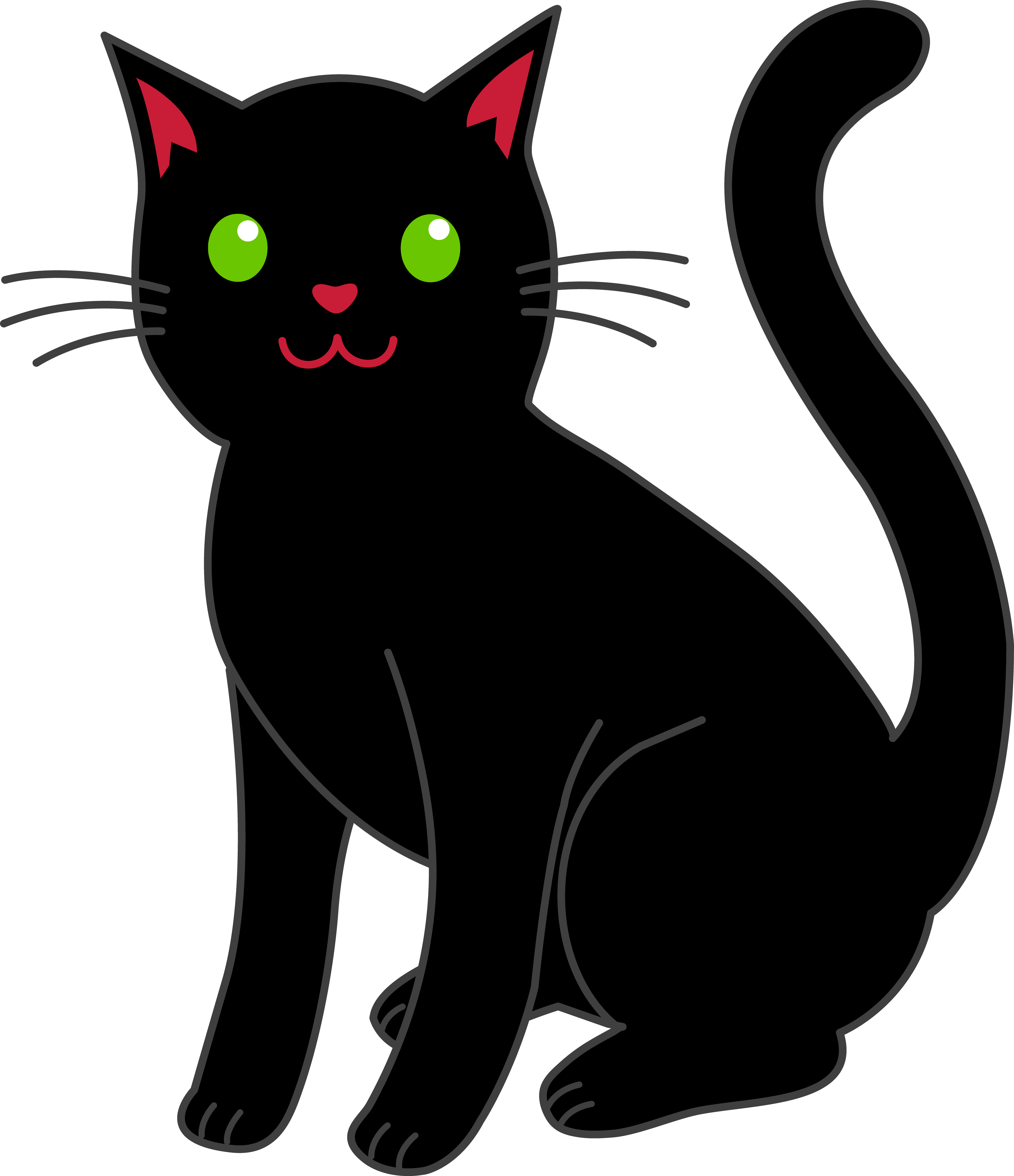 Black cat clip art free | Clipart Panda - Free Clipart Images