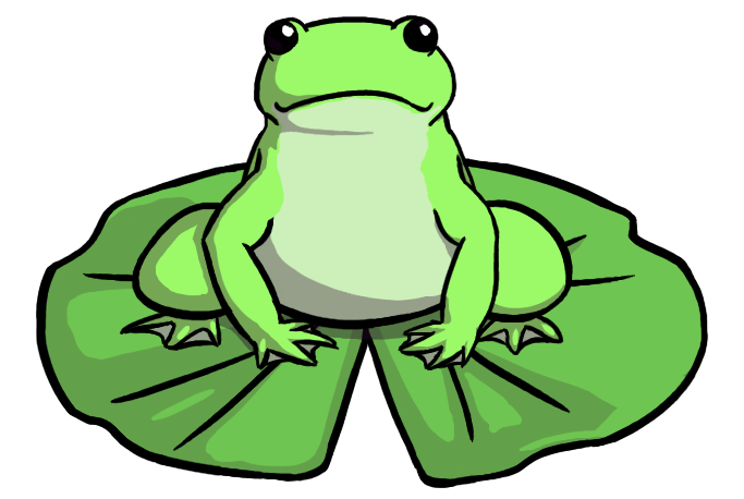 Picture Of Frog On Lily Pad - ClipArt Best