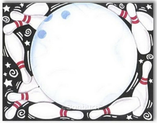 Bowling Ball Sports Award Certificates 85111
