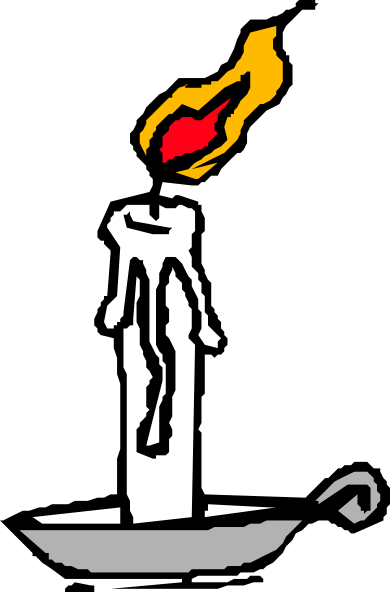 Burning Candle clip art - vector clip art online, royalty free ...