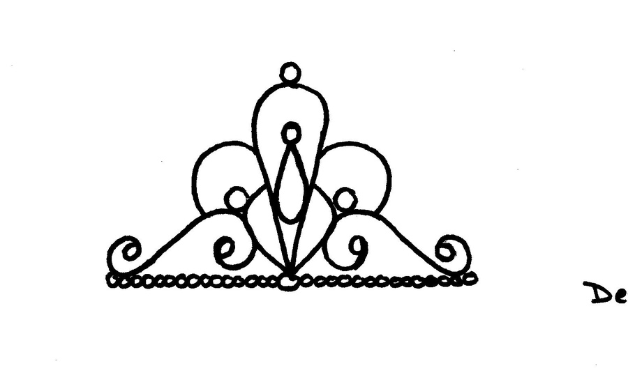 Mini tiara 2 — Sketches, Patterns & Templates