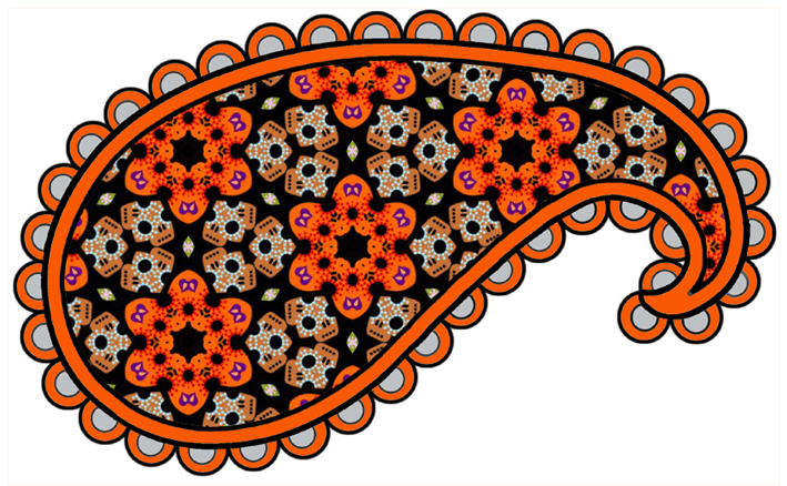 ArtbyJean - Paper Crafts: Shades of red in repeat patterns on ...