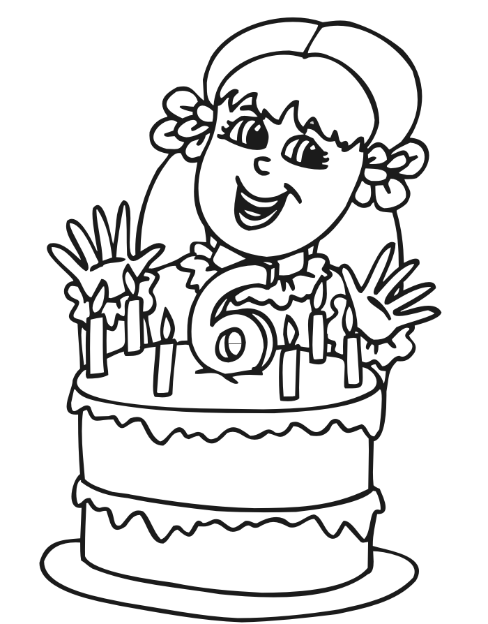 Birthday Coloring Pages For Kids | Free Download Kids Coloring ...