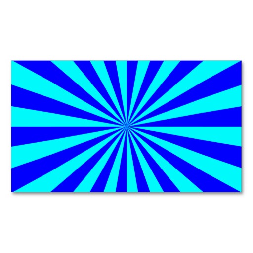 Aqua Blue Starburst Pattern Business Card Template | Zazzle