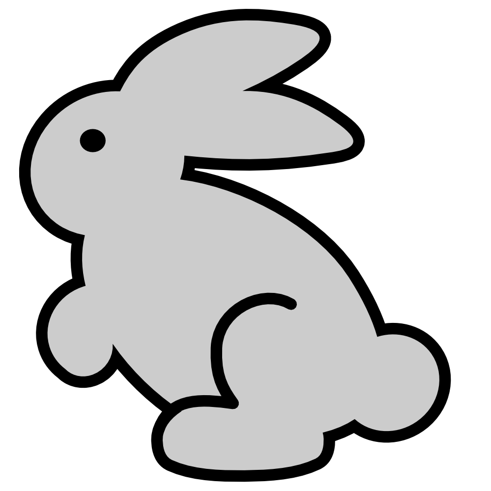 clipartist.net » Clip Art » easter bunny 6 Easter scallywag March ...