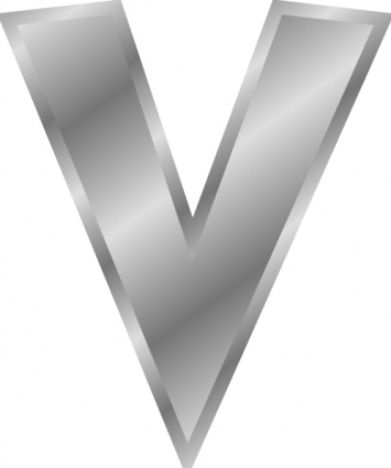 Effect Letters Alphabet Silver clip art - Download free Other vectors