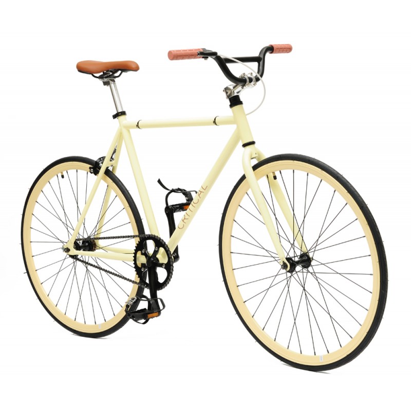 Cream Fixed Gear Bike + Cream Wheels › $219 | Critical Cycles
