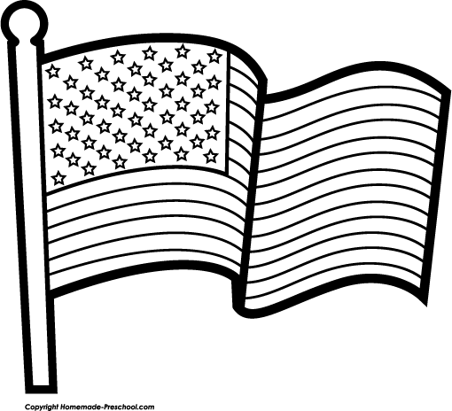 Us Flag Clip Art Black And White - www.proteckmachinery.com