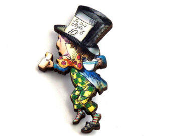 Popular items for mad hatter alice in wonderland on Etsy