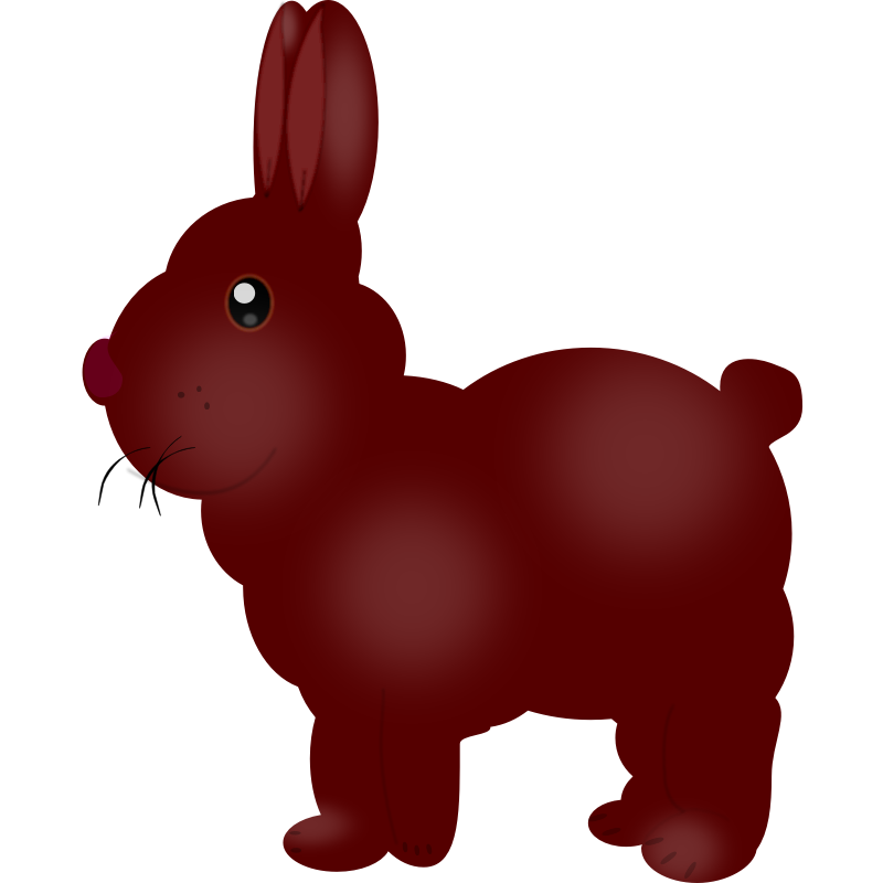 Clipart - Chocolate Bunny