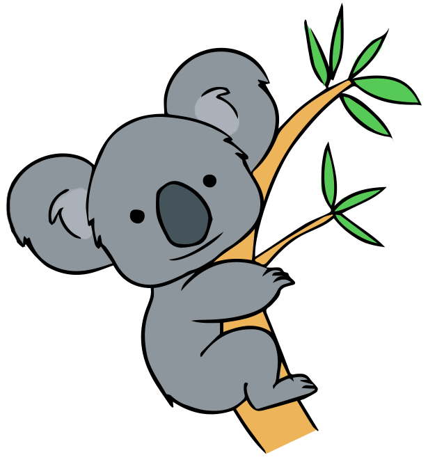 Free Cute Koala Clip Art