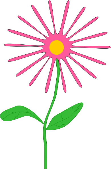 Clipart Pink Flower | Clipart Panda - Free Clipart Images