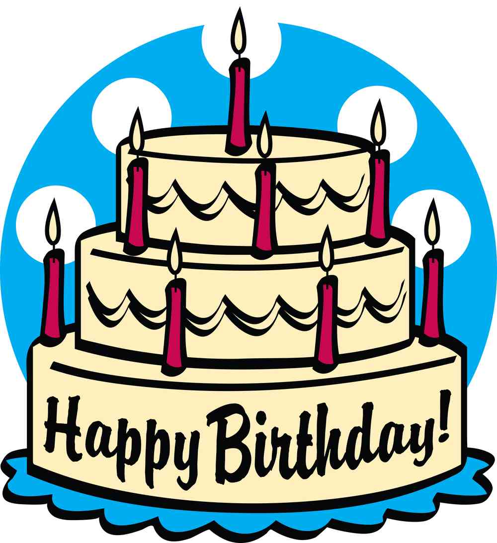 Happy Birthday Cake Clip Art Free - Birthday Cake Clipart Happy Clip ...