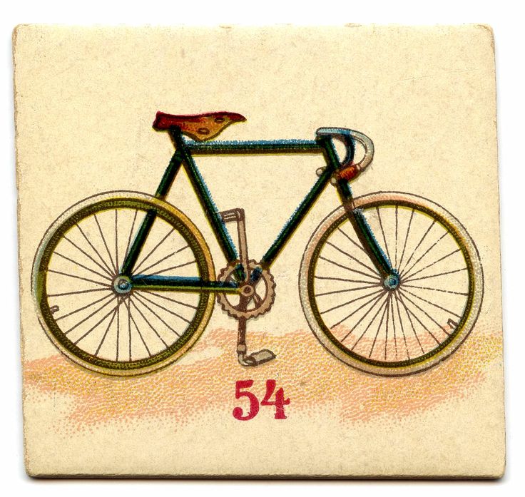 Free Clip Art - Vintage Game Cards - Dog House, Bike, Boat