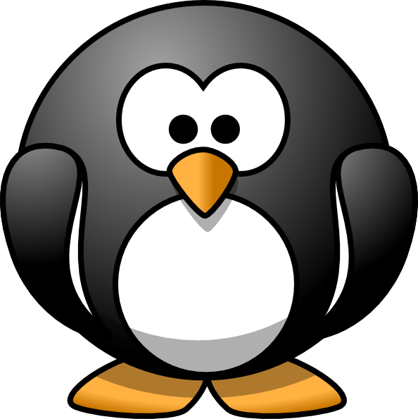 Penguin Hug Cartoon | Coloring Pages