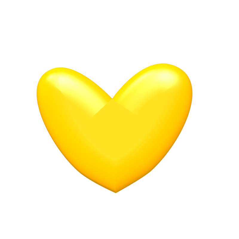 Yellow Heart Clip Art Images & Pictures - Becuo