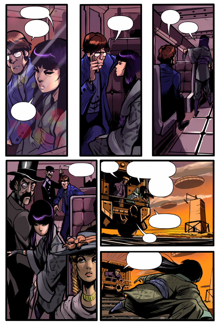 Cowboy and ALien comic by SC4V3NG3R on DeviantArt