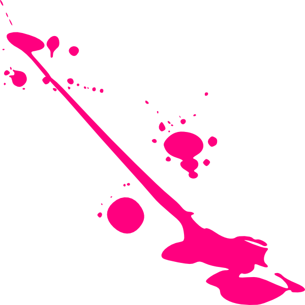Pink Splatter Paint - ClipArt Best