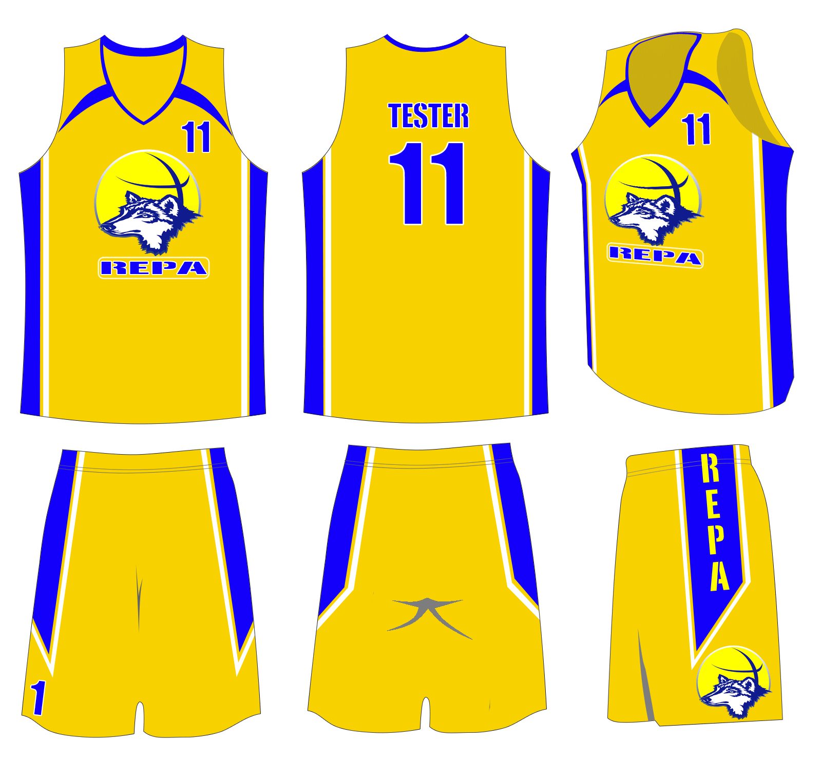 Basketball Uniform and Logo Designs by Romenick Tester at Coroflot.com