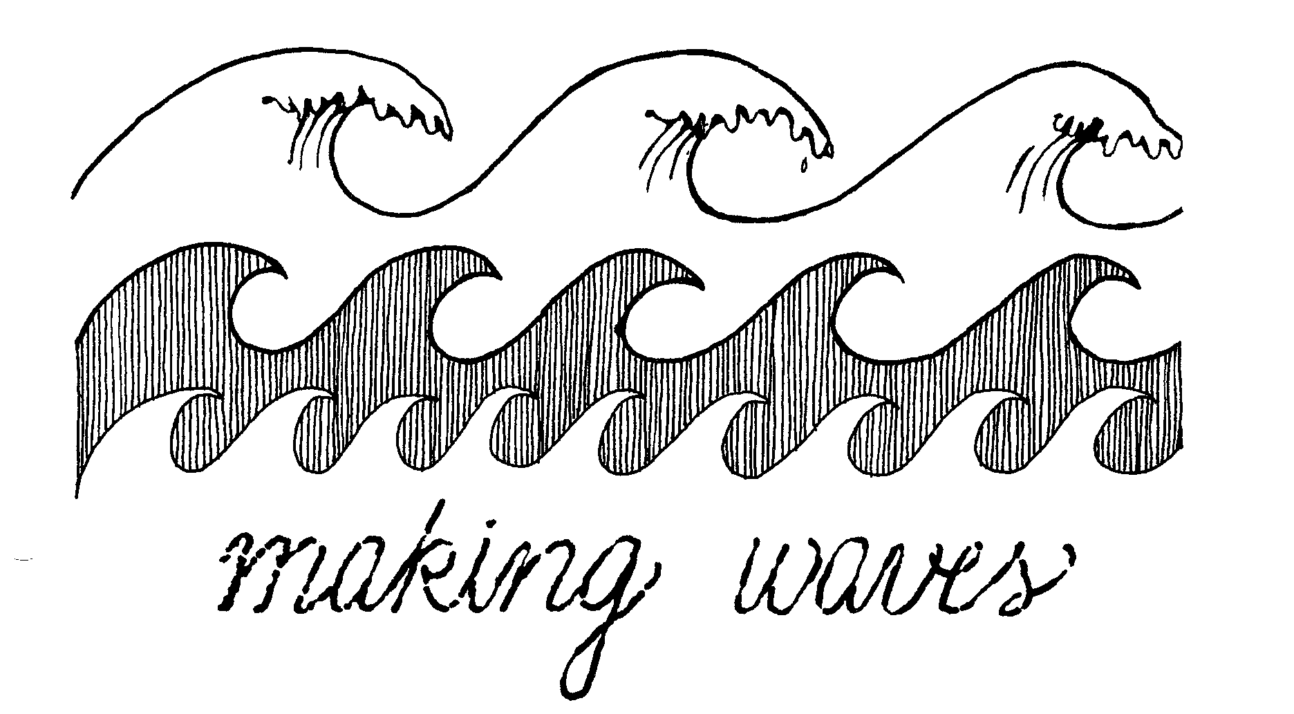 Ocean Water Clipart Black And White - Gallery
