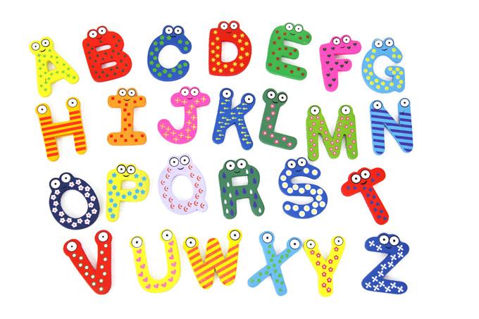 ABC Alphabet Wood Fridge Magnetic (end 1/6/2016 10:15:00 AM MYT)