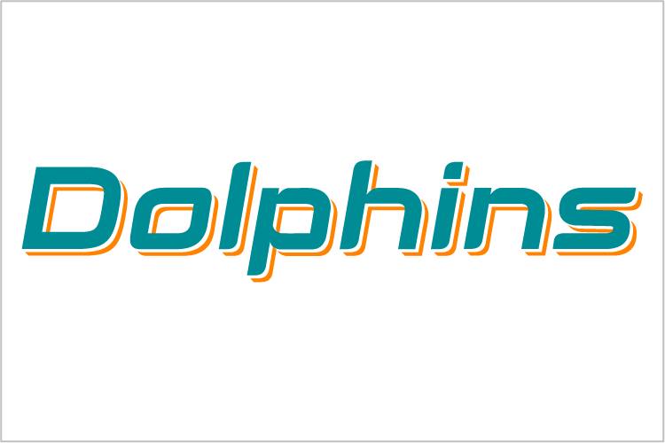 Miami Dolphins Wordmark Logo - National Football League (NFL ...
