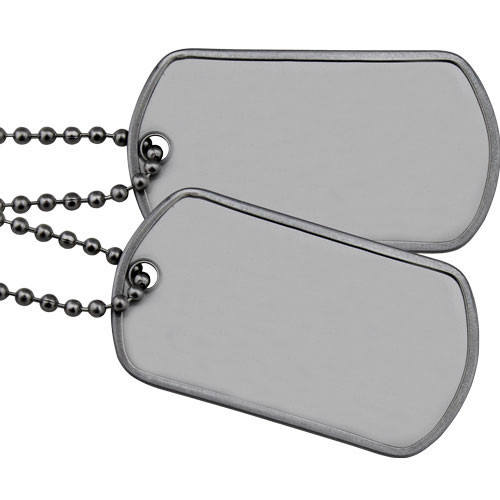 Military Dog Tag Set - Embossed – USAMM