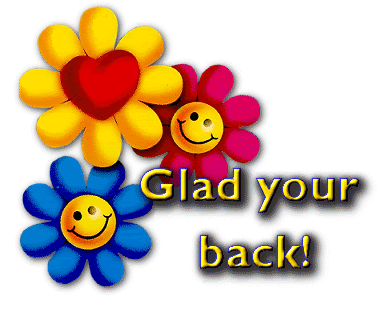 Welcome Back Greetings Scraps Comments Codes - MasterGreetings.com