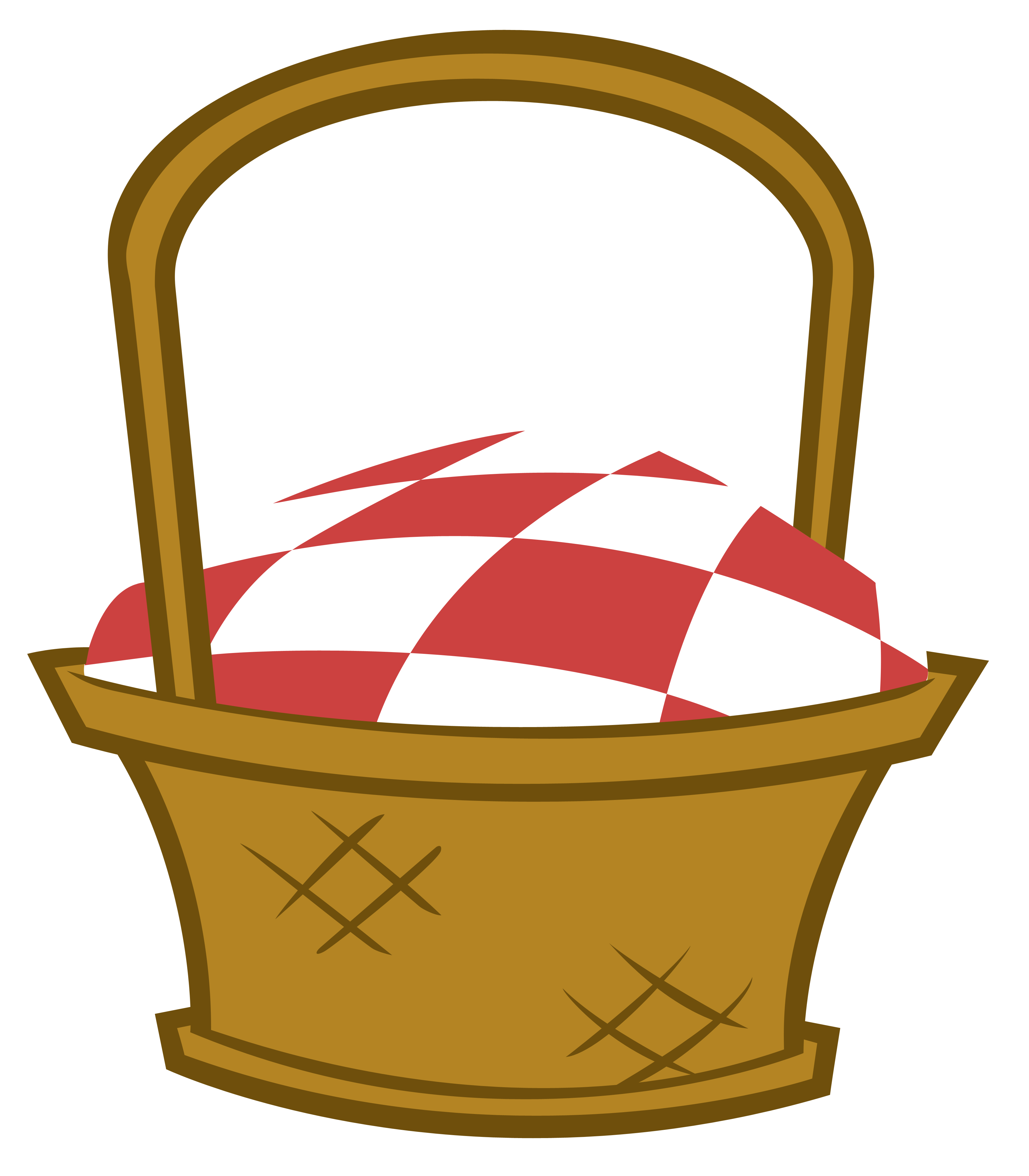 Cartoon Picnic Basket Clip Art Clipart - Free Clipart