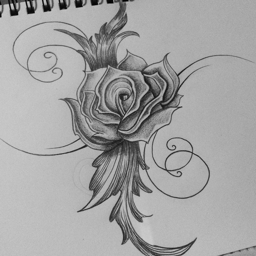 Drawings Of Roses - Cliparts.co