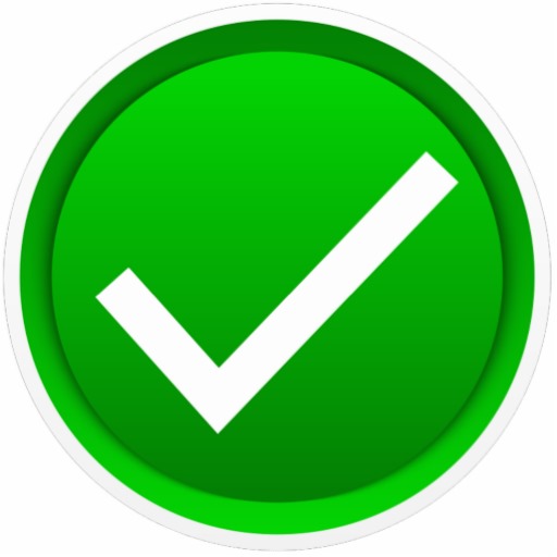 Green Check Mark Symbol Photo Cutout | Zazzle