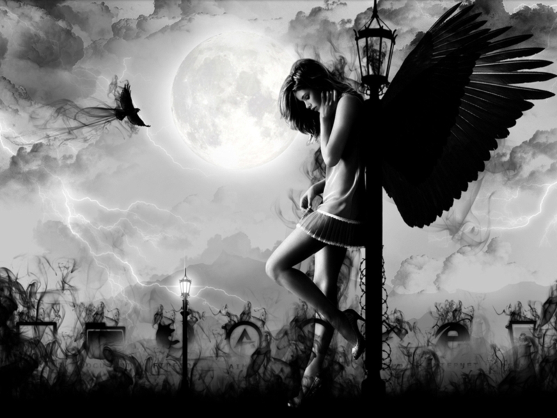 Dark angel <3 - Fantasy Wallpaper (35402627) - Fanpop