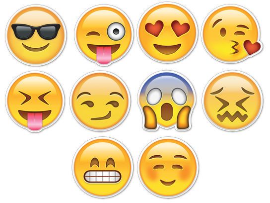 Emoji Emoticon Smiley Faces CHOOSE Iron On T-shirt Hoodie Heat ...