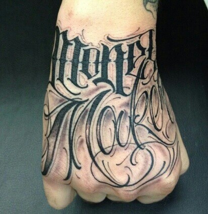 Tattoo letras on Pinterest | Money Makers, Temporary Tattoos and ...