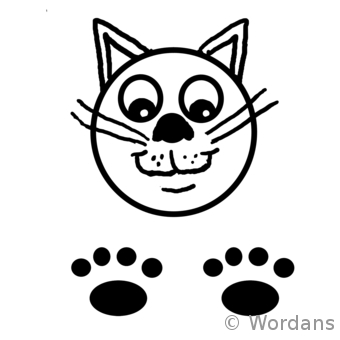 Cute Cat Face Drawing - HVGJ