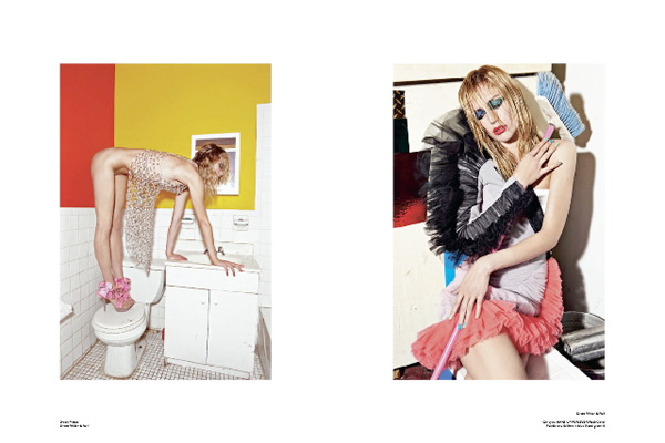 Raquel Zimmermann Plays Cleaning Lady for V Magazine | New York ...